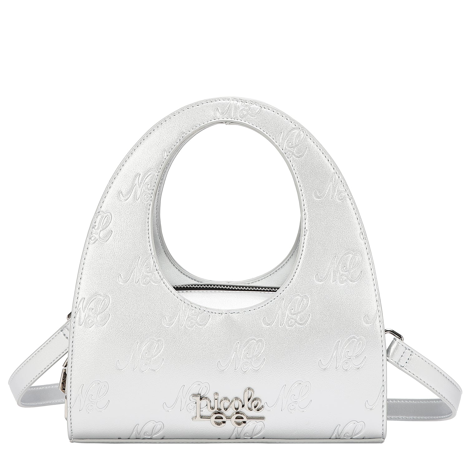 EMBOSSED NL CURVE  HANDBAG
