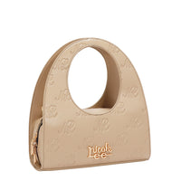 EMBOSSED NL CURVE  HANDBAG