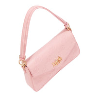EMBOSSED NL CURVE FLAP SHOULDER BAG