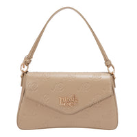 EMBOSSED NL CURVE FLAP SHOULDER BAG