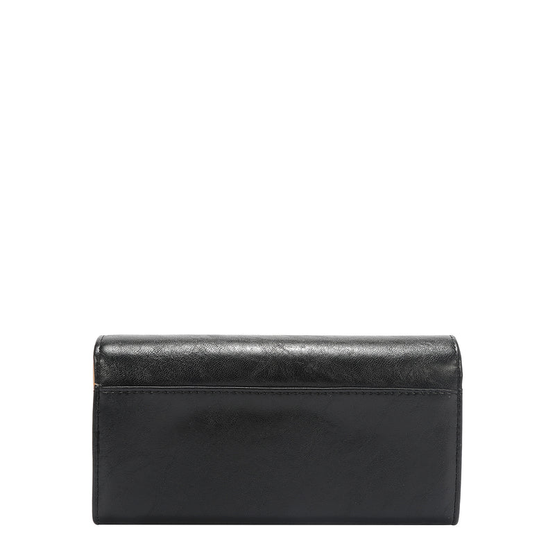 EMBOSSED LOGO TRIFOLD WALLET
