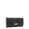 EMBOSSED LOGO TRIFOLD WALLET