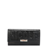 EMBOSSED LOGO TRIFOLD WALLET