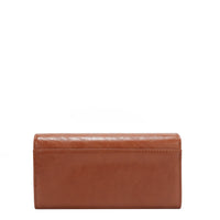 EMBOSSED LOGO TRIFOLD WALLET