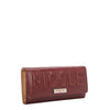 EMBOSSED LOGO TRIFOLD WALLET