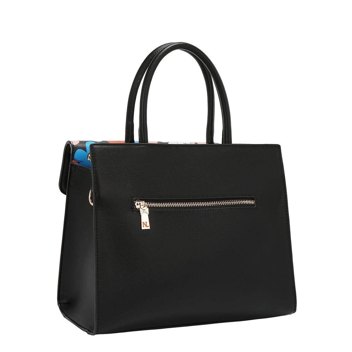 FLORAL POP SATCHEL BAG