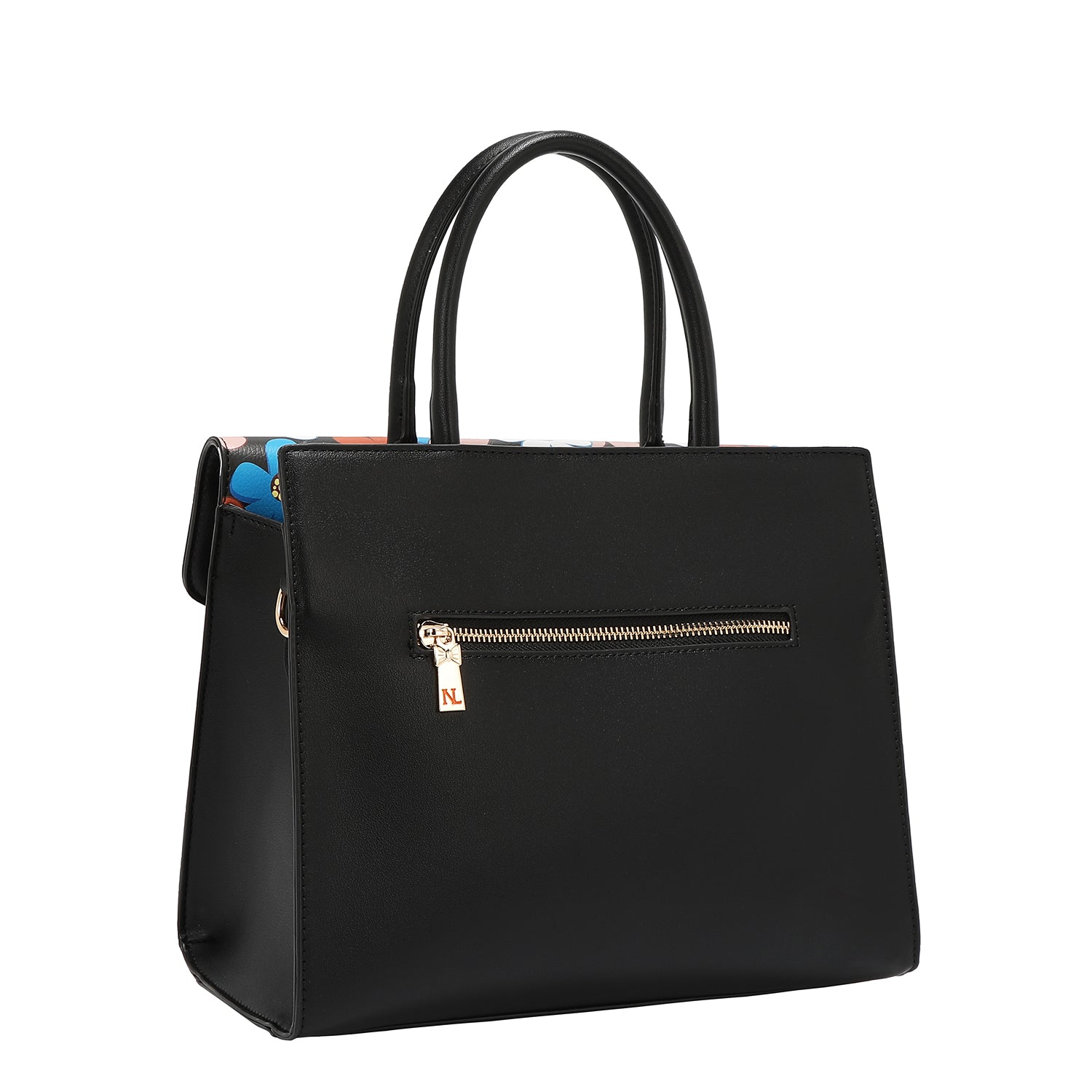 FLORAL POP SATCHEL BAG