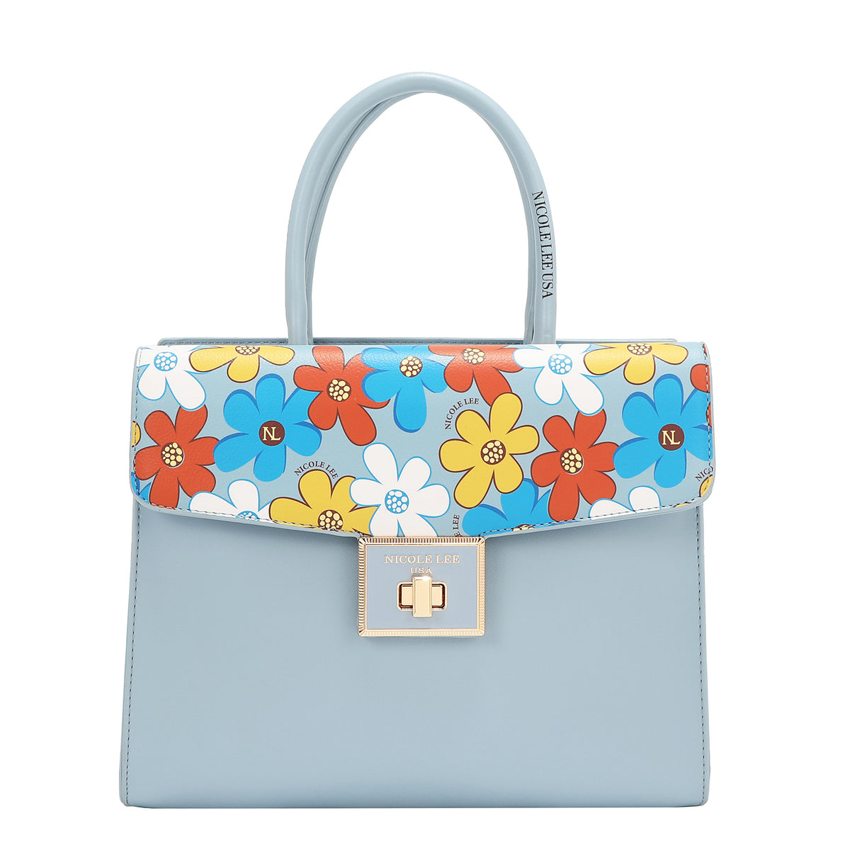 FLORAL POP SATCHEL BAG