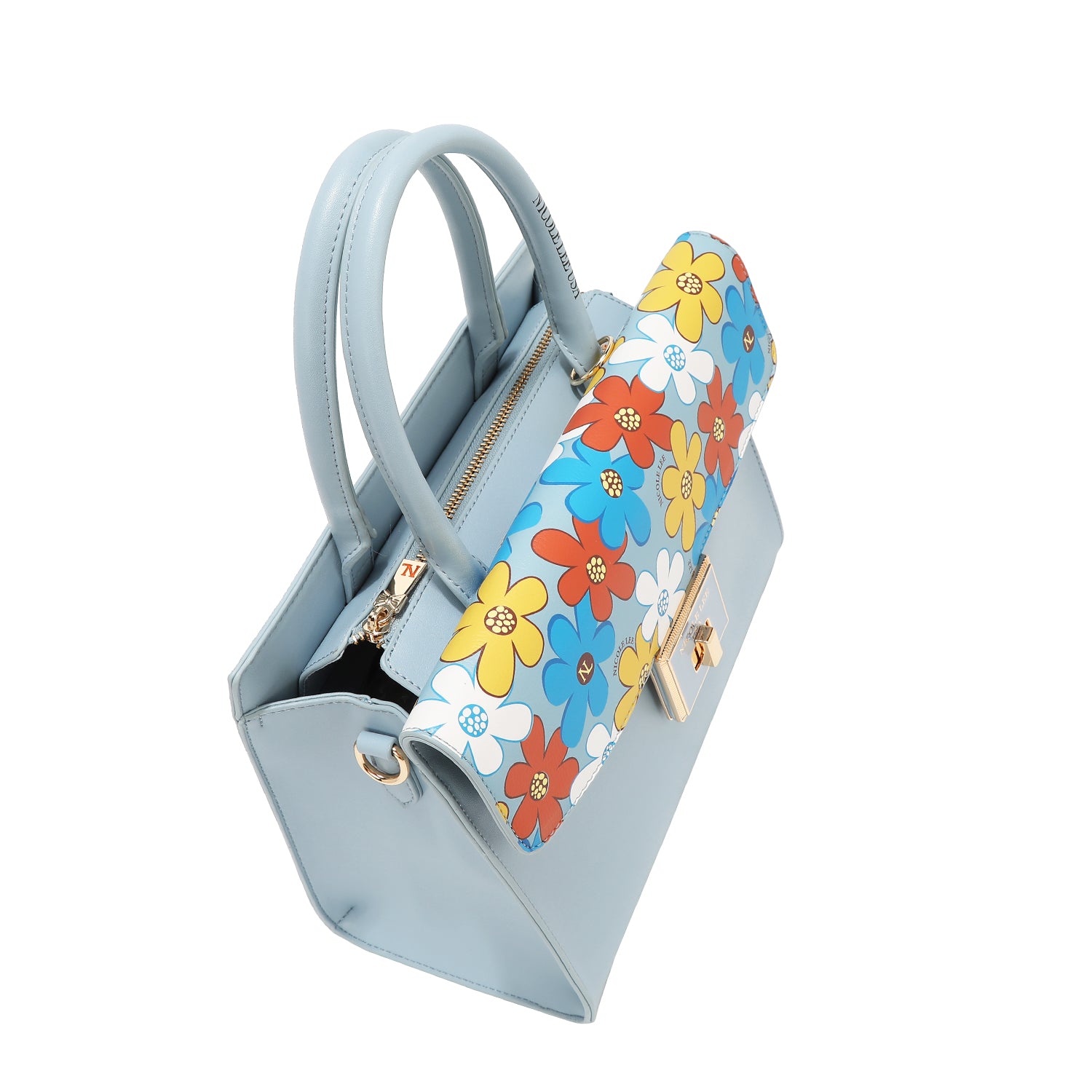 FLORAL POP SATCHEL BAG