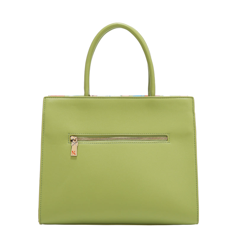 FLORAL POP SATCHEL BAG