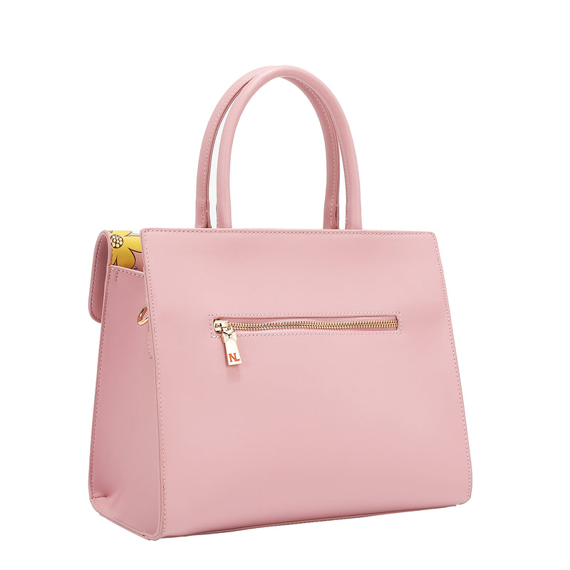 FLORAL POP SATCHEL BAG