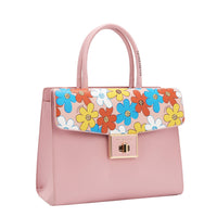 FLORAL POP SATCHEL BAG