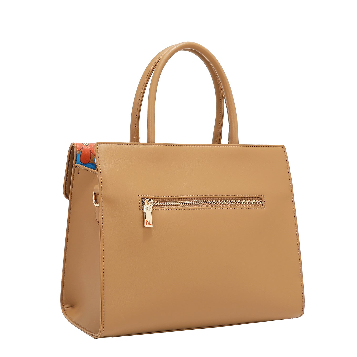 FLORAL POP SATCHEL BAG