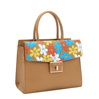 FLORAL POP SATCHEL BAG