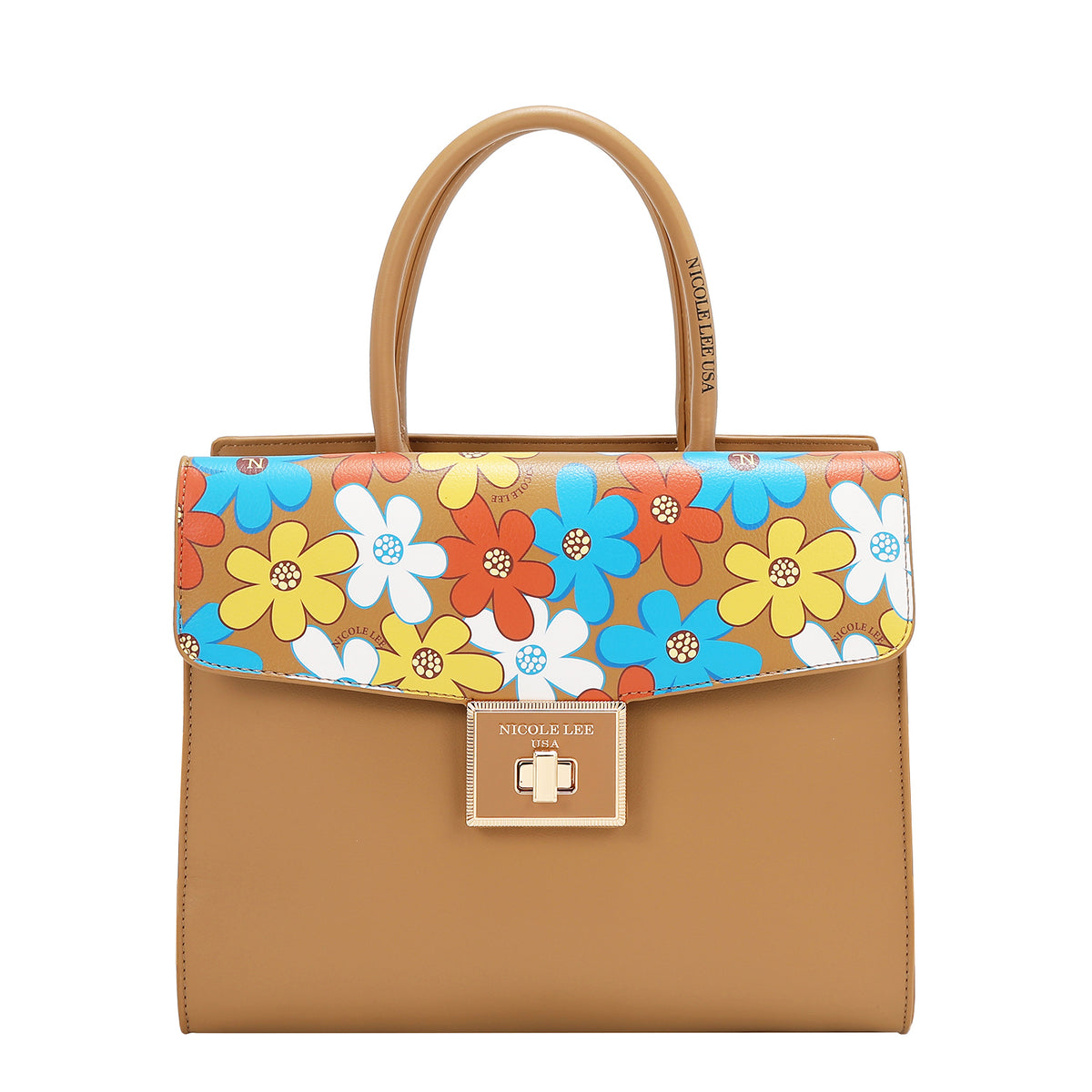 FLORAL POP SATCHEL BAG