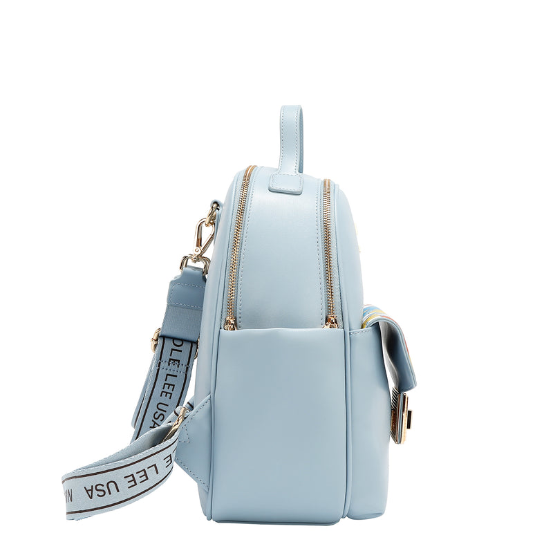 FLORAL POP FLAP BACKPACK