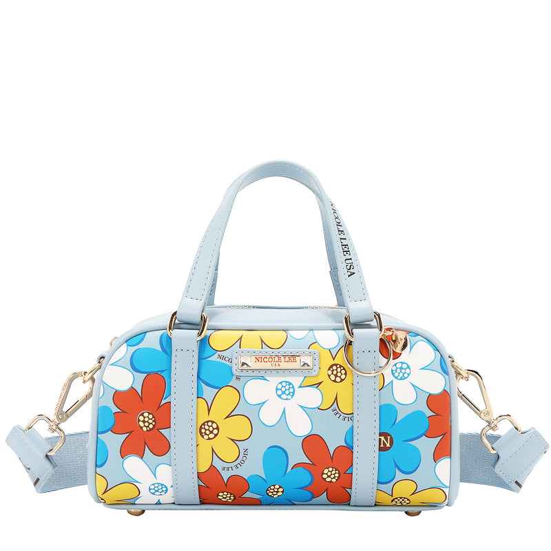 FLORAL POP MINI BOSTON BAG