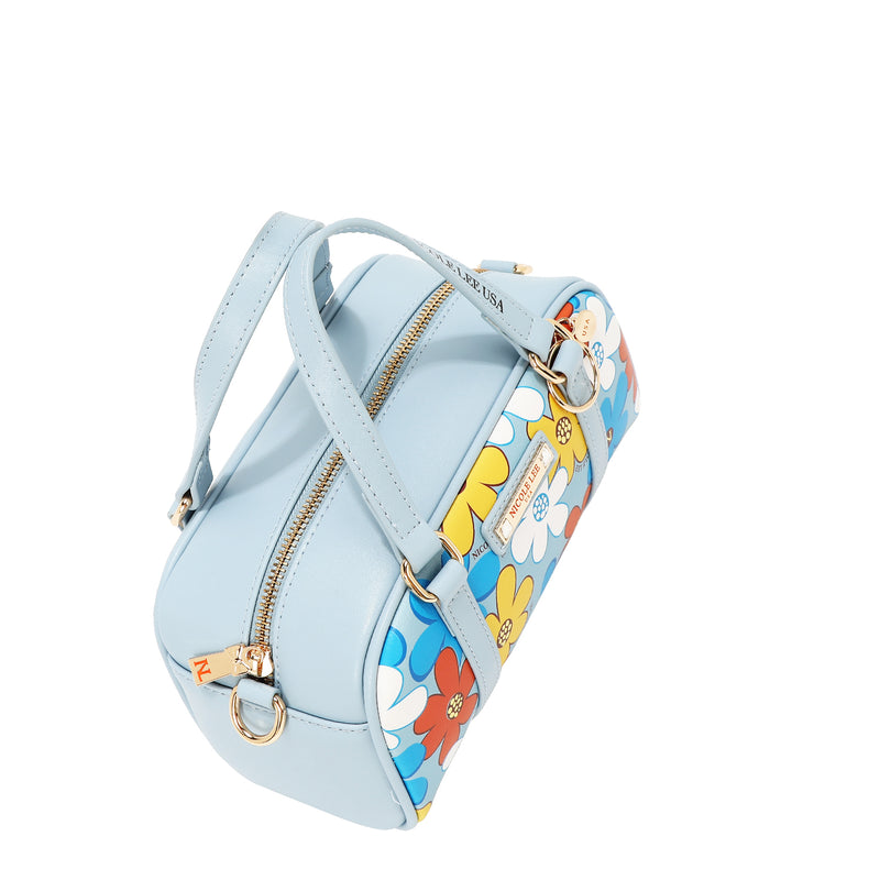 FLORAL POP MINI BOSTON BAG