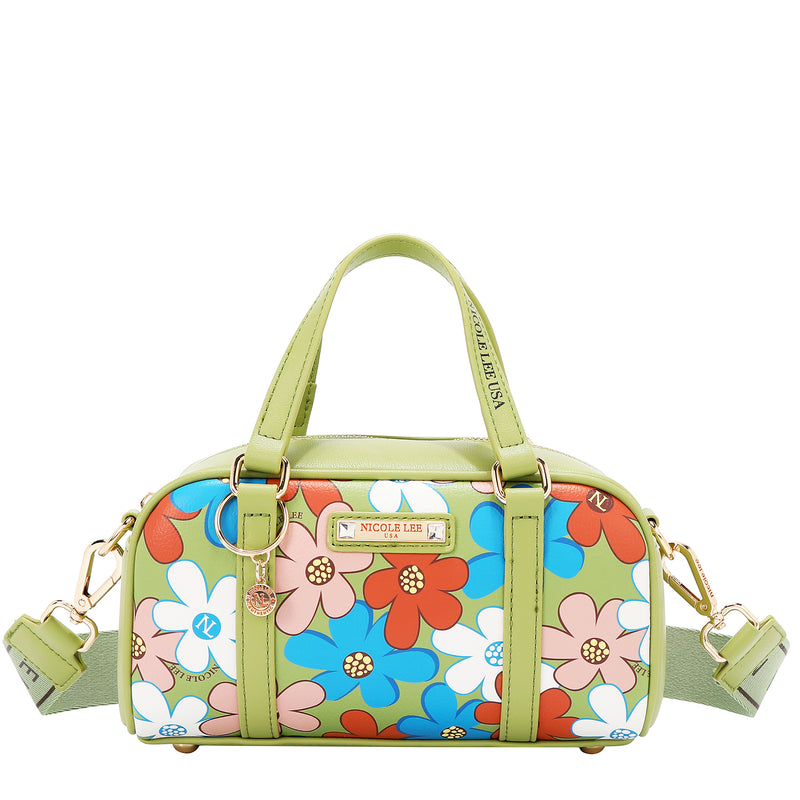 FLORAL POP MINI BOSTON BAG