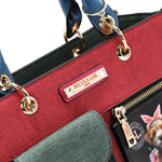 FAMILY YEARBOOK STRUCTURED HANDBAG