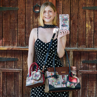 SUGAR DAY 5PC SET (HANDBAG, CROSSBODY, POUCH, COINPURSE, WALLET)