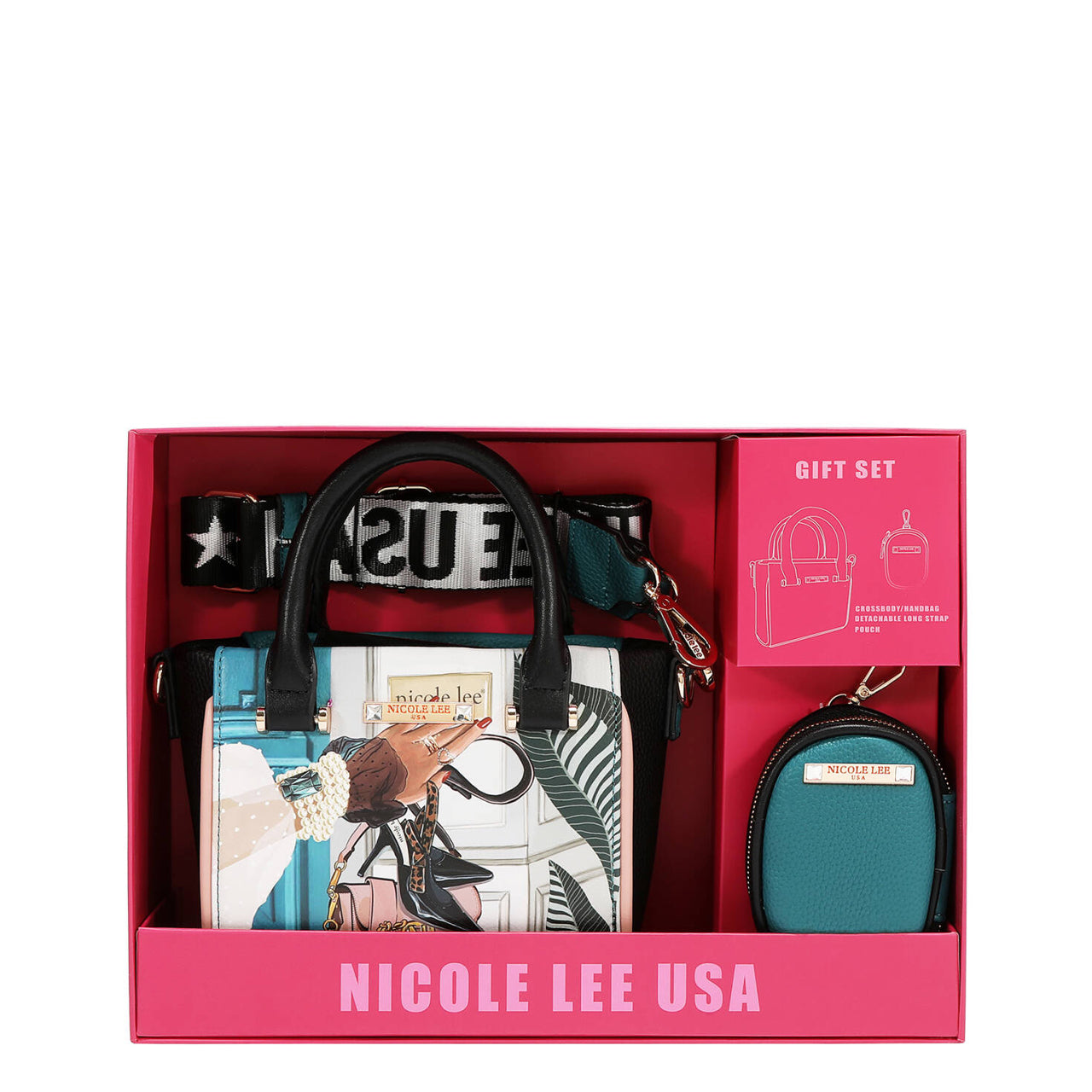 2PC GIFT SET / MINI CROSSBODY AND POUCH