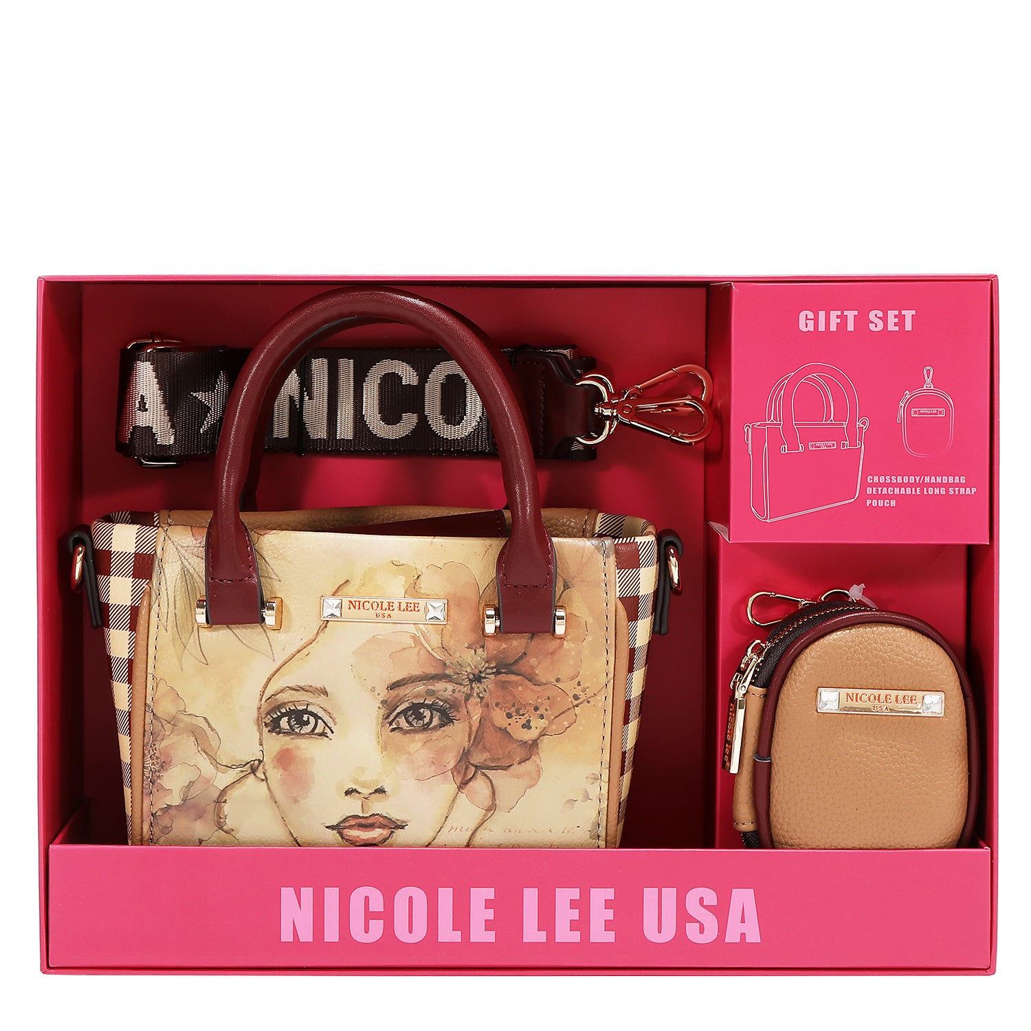 2PC GIFT SET / MINI CROSSBODY AND POUCH