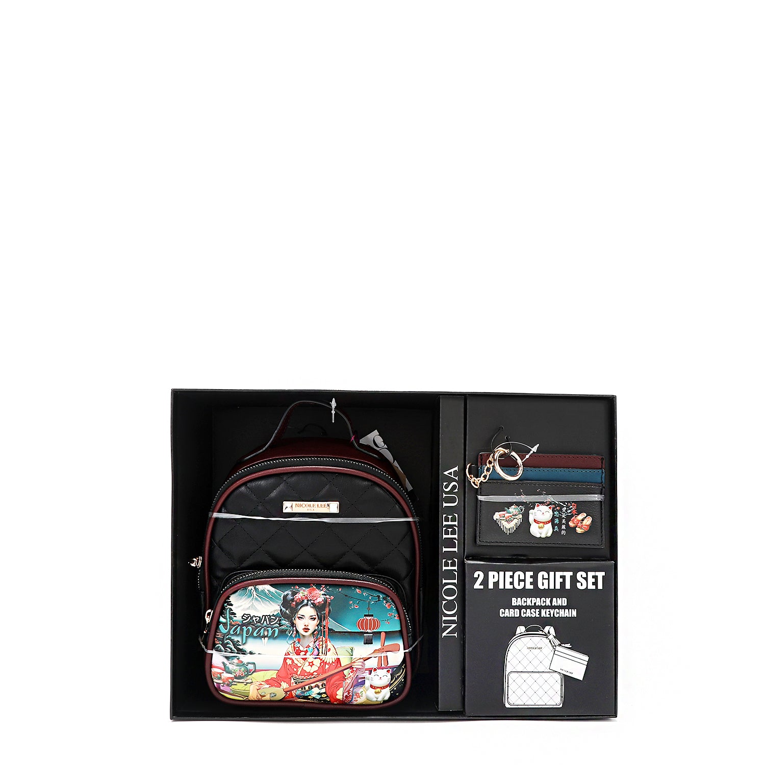 2 PIECE GIFT SET (Mini Backpack + Card Holder)