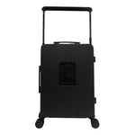 20" RIBBED CARRY-ON SUITCASE