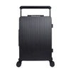 20" RIBBED CARRY-ON SUITCASE