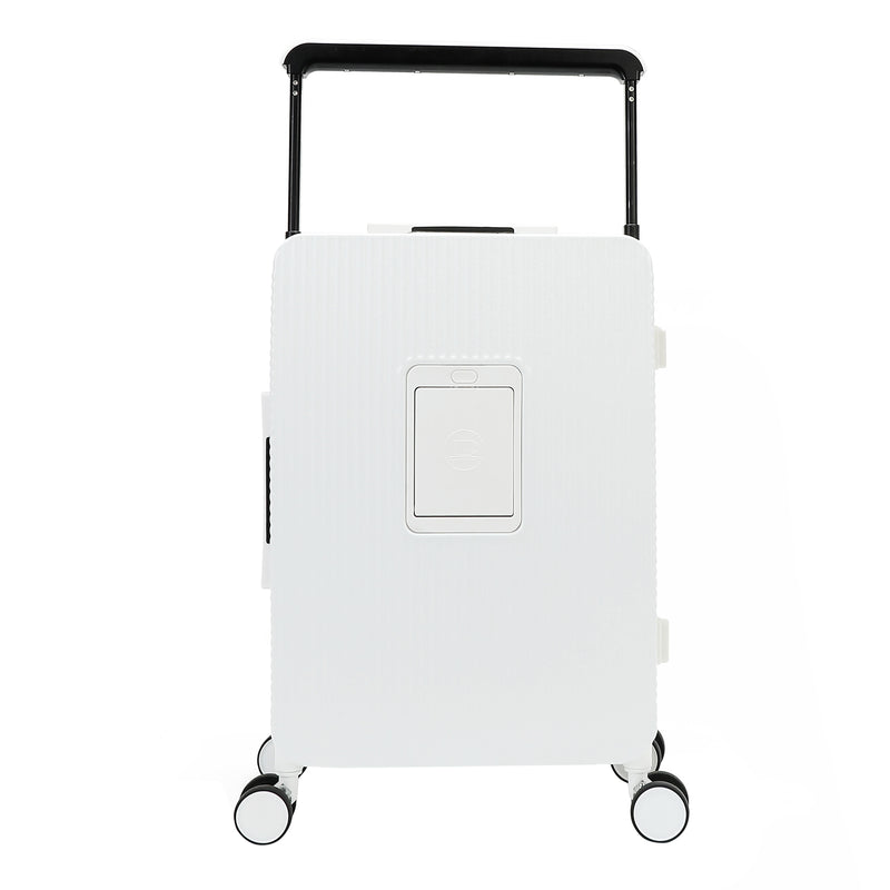 20" RIBBED CARRY-ON SUITCASE
