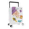 20" RIBBED CARRY-ON SUITCASE