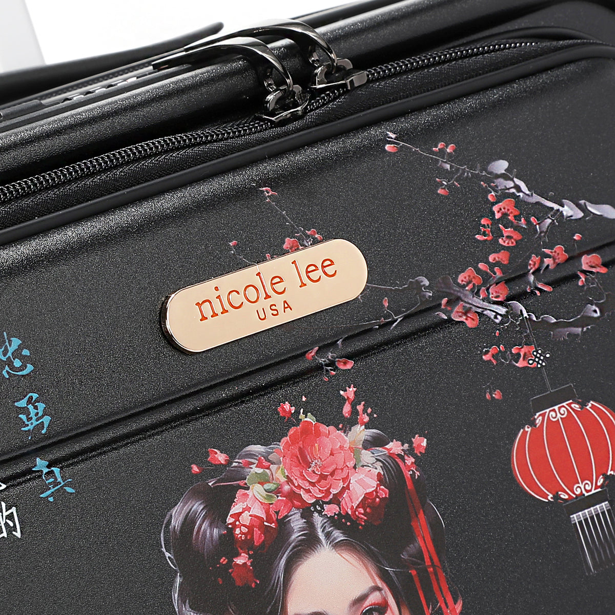 20" STRIPE CARRY-ON SUITCASE