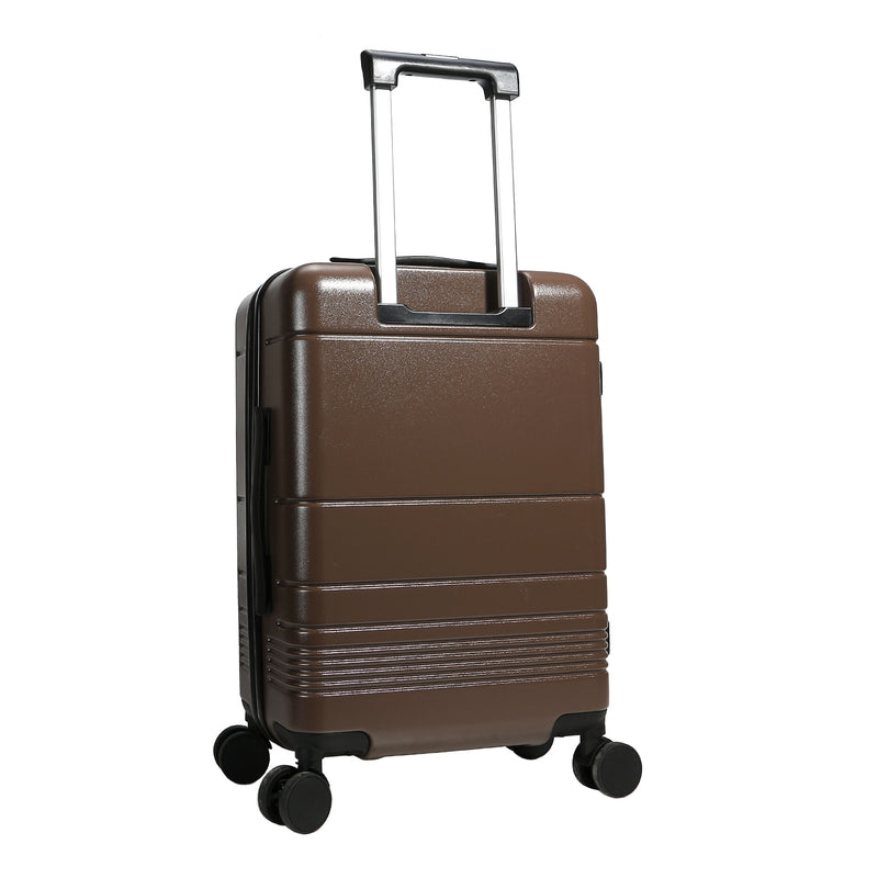 20" STRIPE CARRY-ON SUITCASE