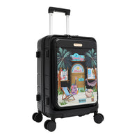 20" STRIPE CARRY-ON SUITCASE