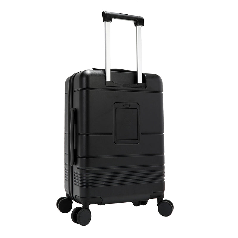 20" STRIPE CARRY-ON SUITCASE