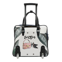 SQUARE ROLLING TRAVEL TOTE
