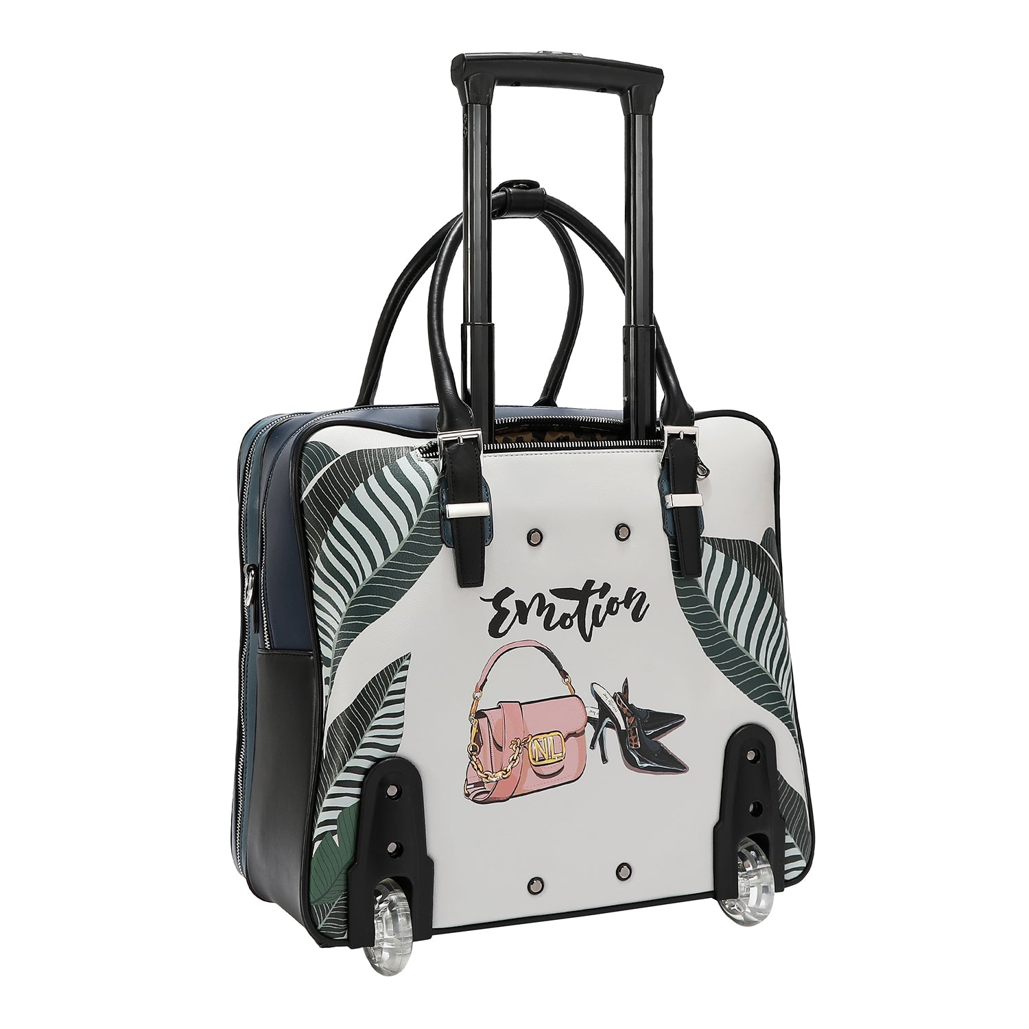 SQUARE ROLLING TRAVEL TOTE