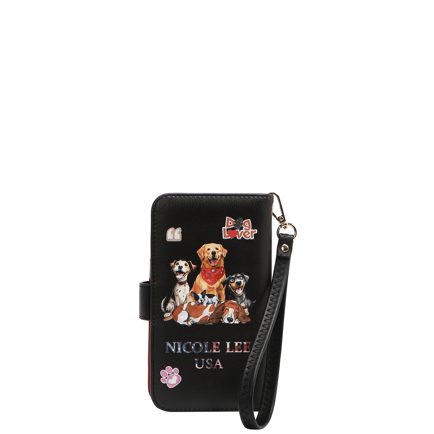 NL SIGNATURE PHONE CASE AND WALLET WRISTLET