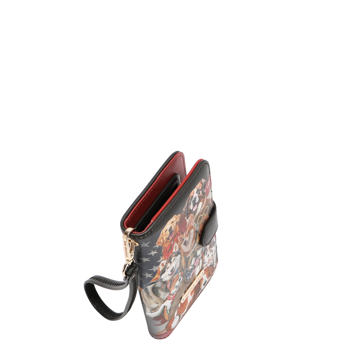 NL SIGNATURE PHONE CASE AND WALLET WRISTLET