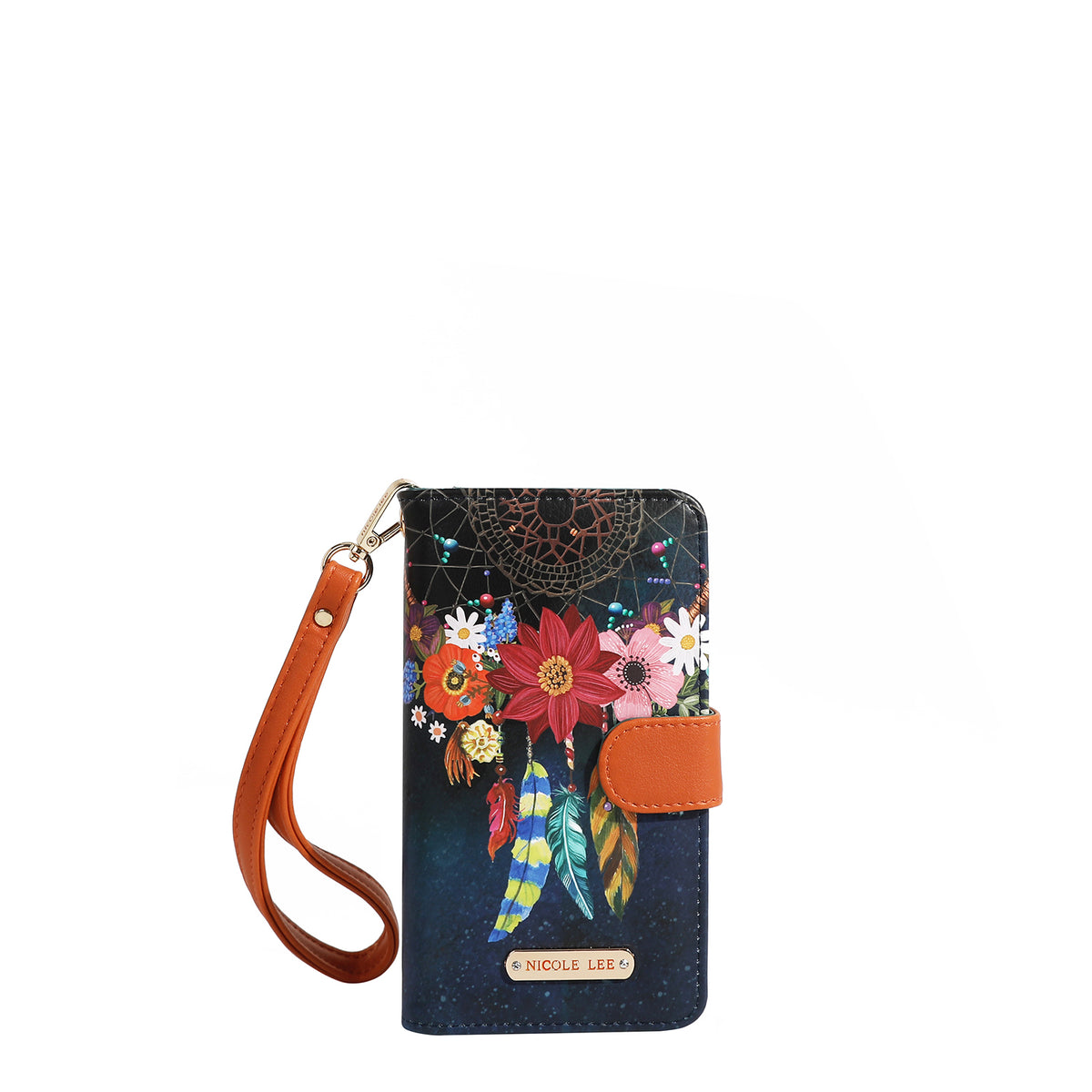 NL SIGNATURE PHONE CASE AND WALLET WRISTLET