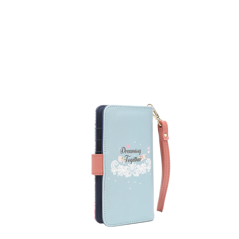 NL SIGNATURE PHONE CASE AND WALLET WRISTLET