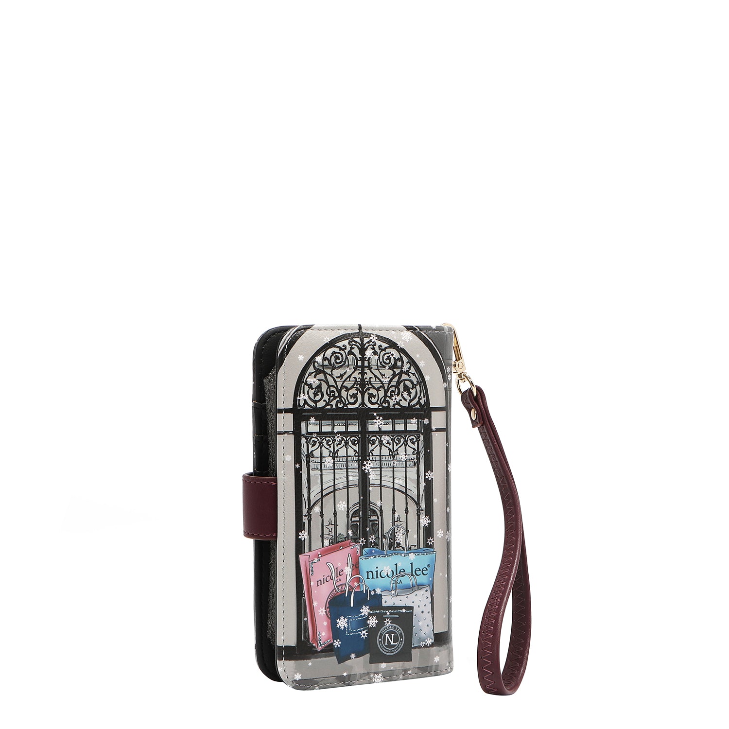 NL SIGNATURE PHONE CASE AND WALLET WRISTLET