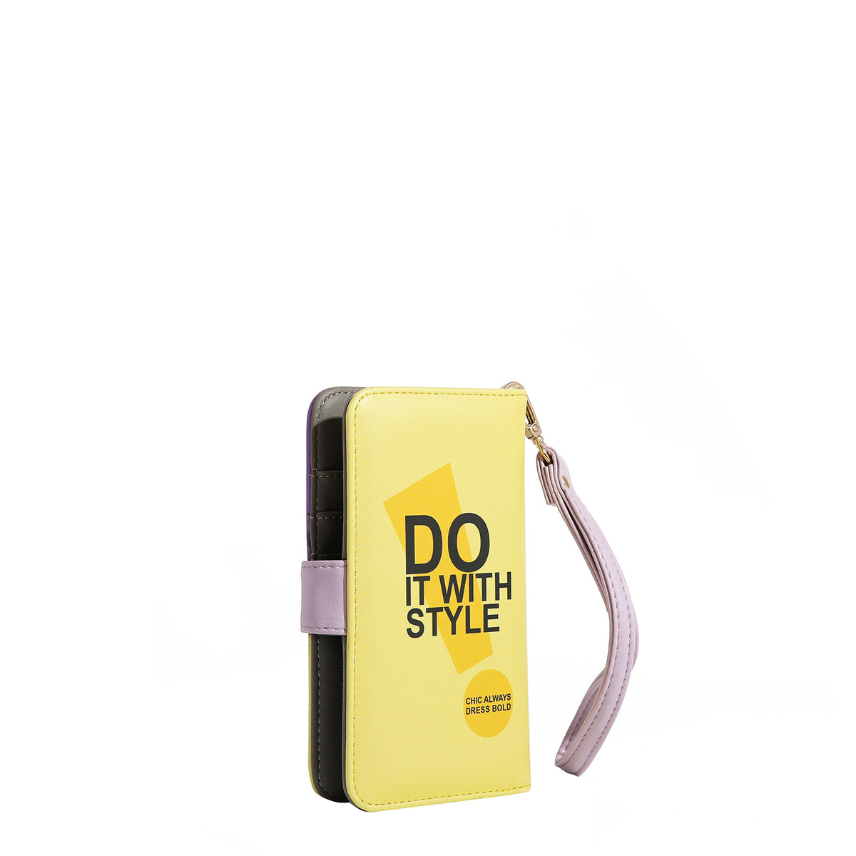 NL SIGNATURE PHONE CASE AND WALLET WRISTLET