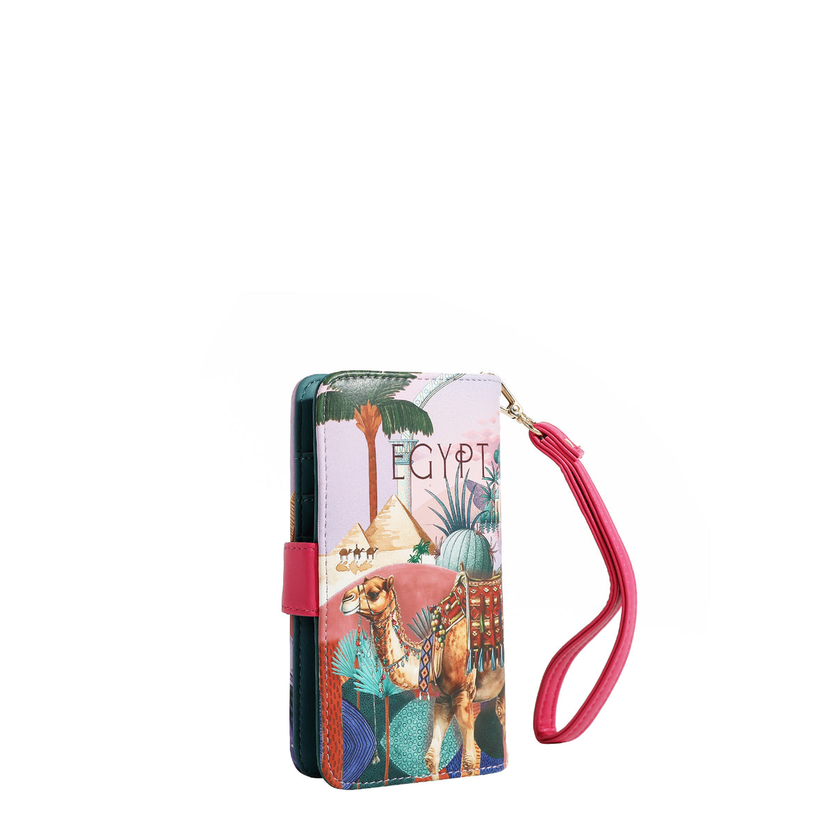 NL SIGNATURE PHONE CASE AND WALLET WRISTLET