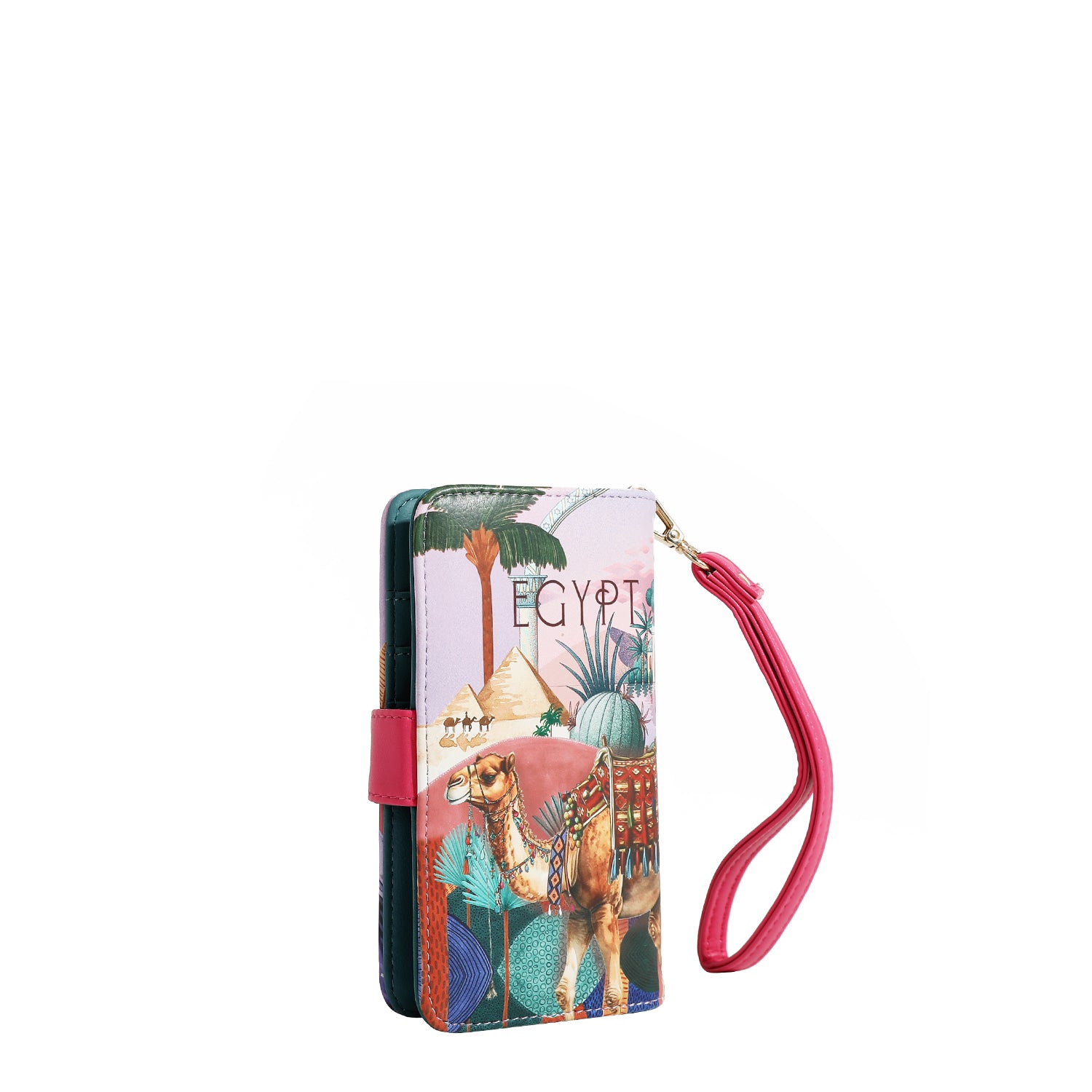 NL SIGNATURE PHONE CASE AND WALLET WRISTLET