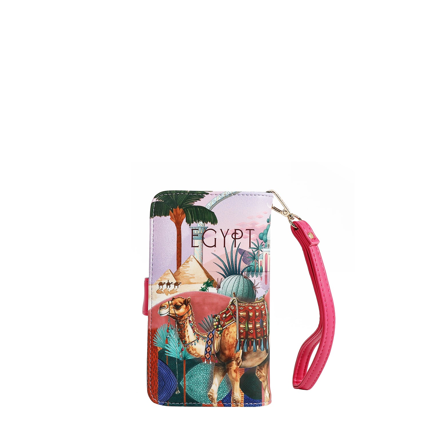 NL SIGNATURE PHONE CASE AND WALLET WRISTLET