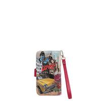 NL SIGNATURE PHONE CASE AND WALLET WRISTLET