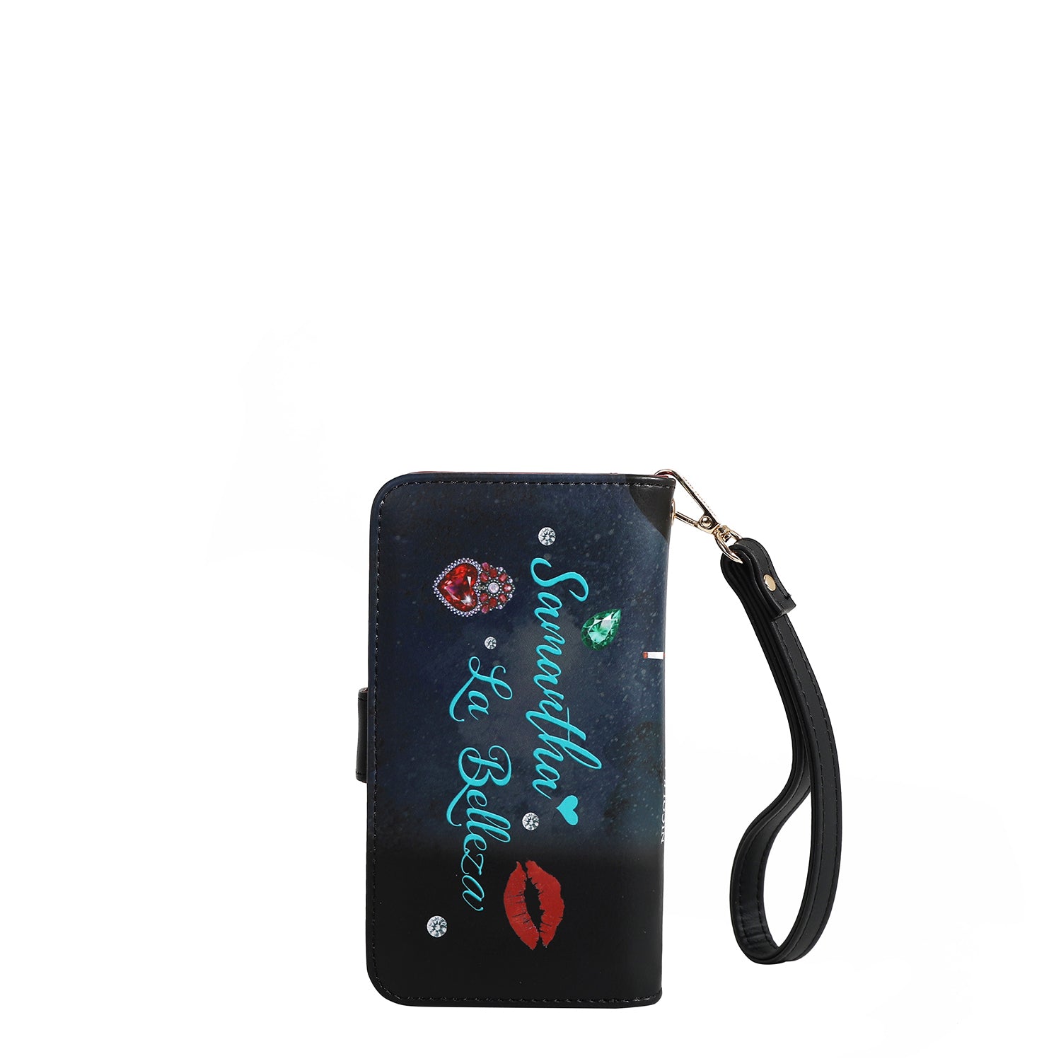 NL SIGNATURE PHONE CASE AND WALLET WRISTLET