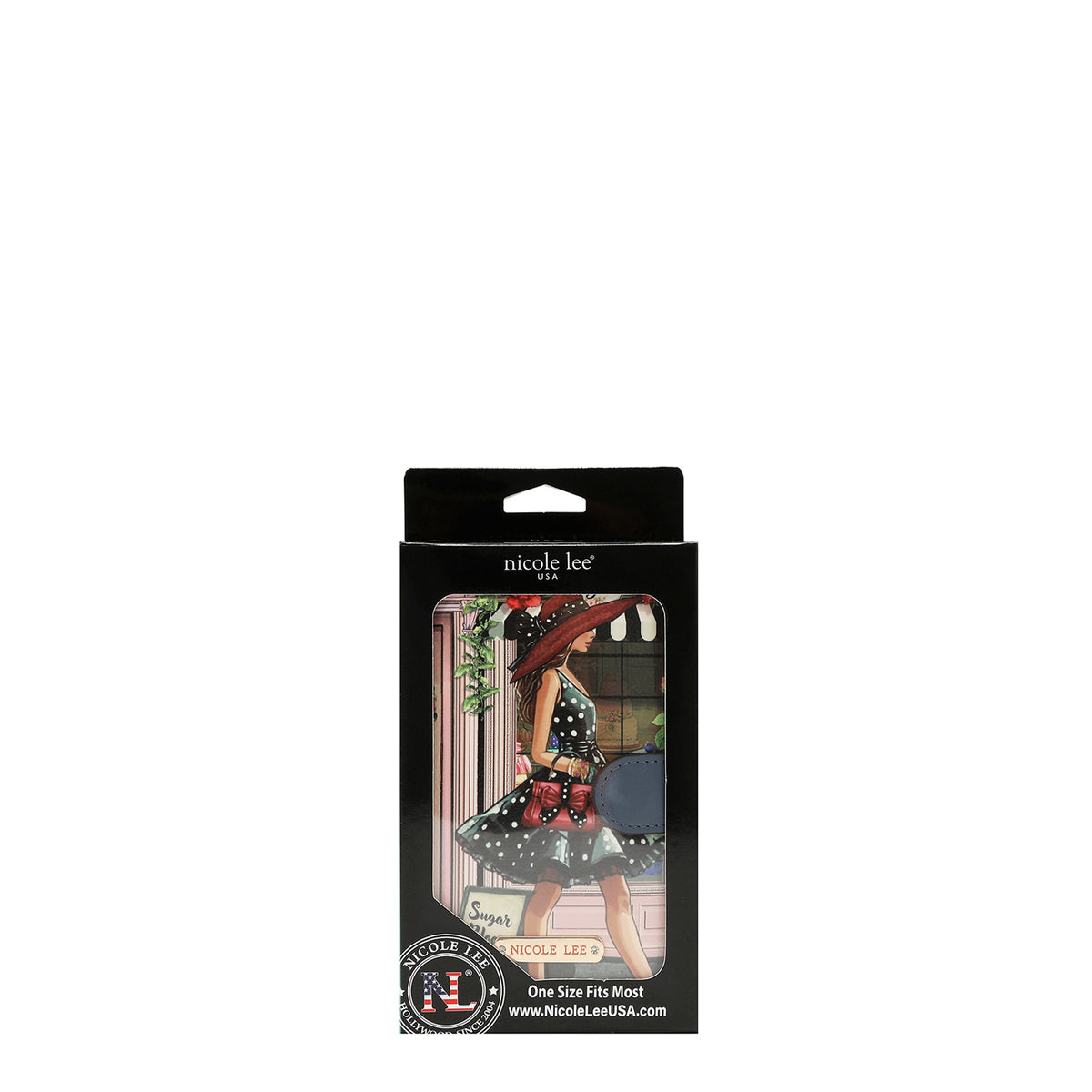 NL SIGNATURE PHONE CASE AND WALLET WRISTLET